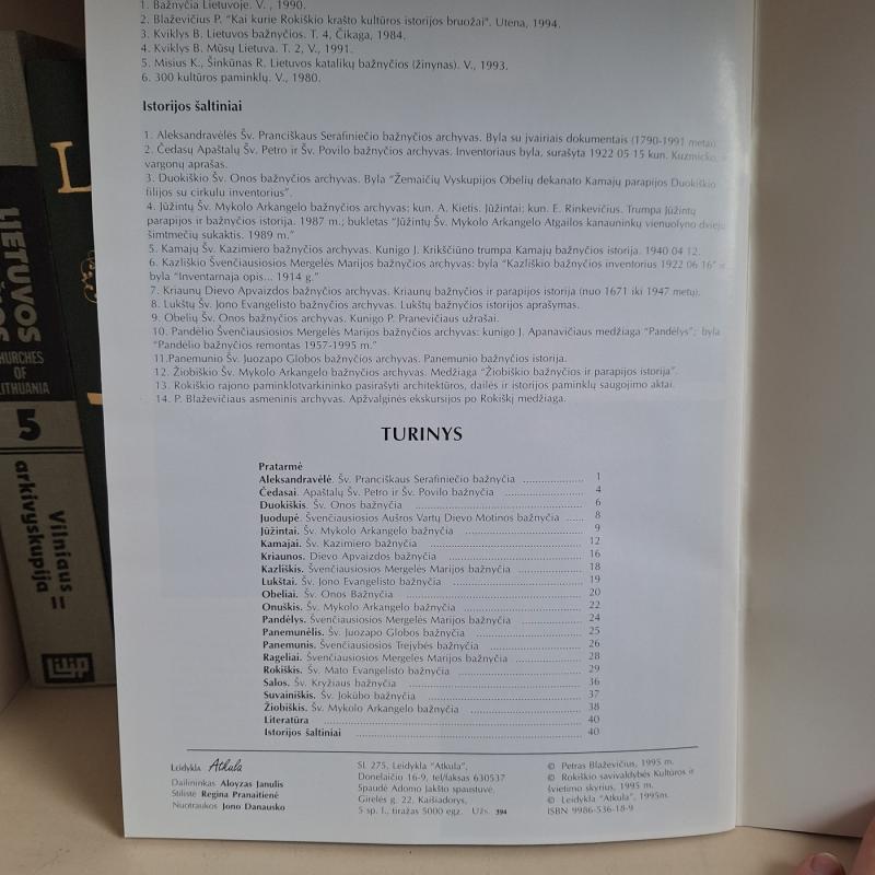 Rokiškio krašto bažnyčios - Petras Blaževičius, knyga 4