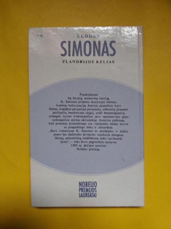 Flandrijos kelias - Klodas Simonas, knyga 5