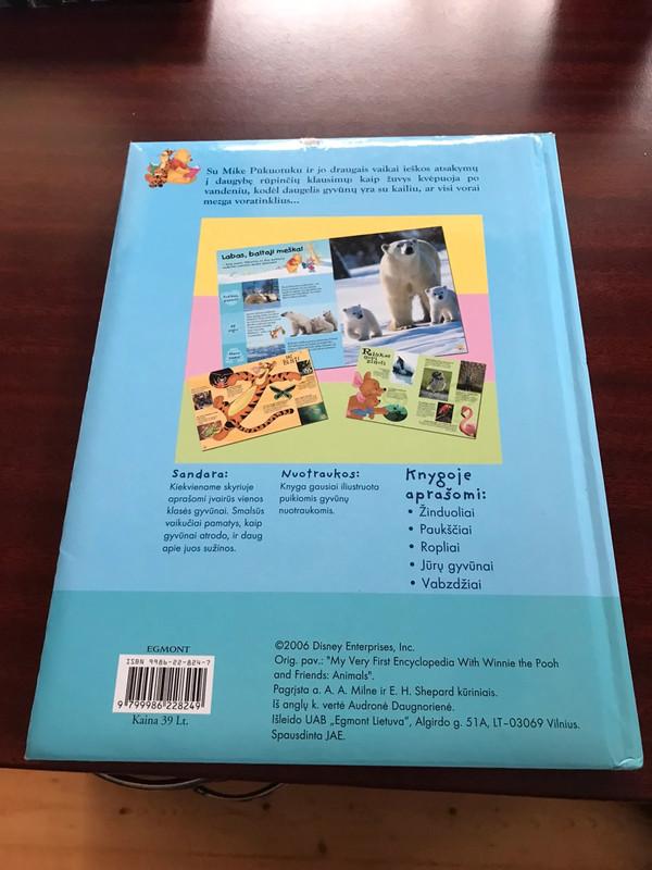 Mikės Pūkuotuko enciklopedija GYVŪNAI - Walt Disney, knyga 3