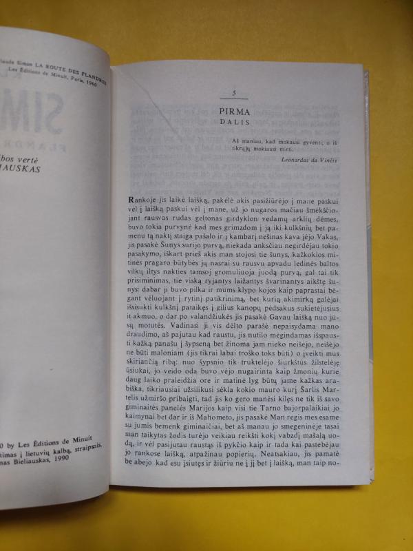 Flandrijos kelias - Klodas Simonas, knyga 4