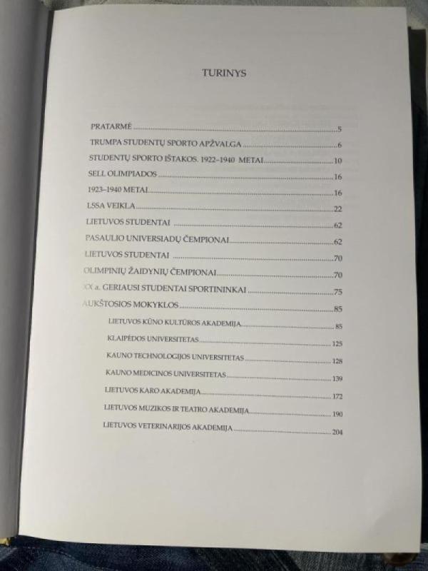 Lietuvos studentų sporto istorija nuotraukose - Autorių Kolektyvas, knyga 3