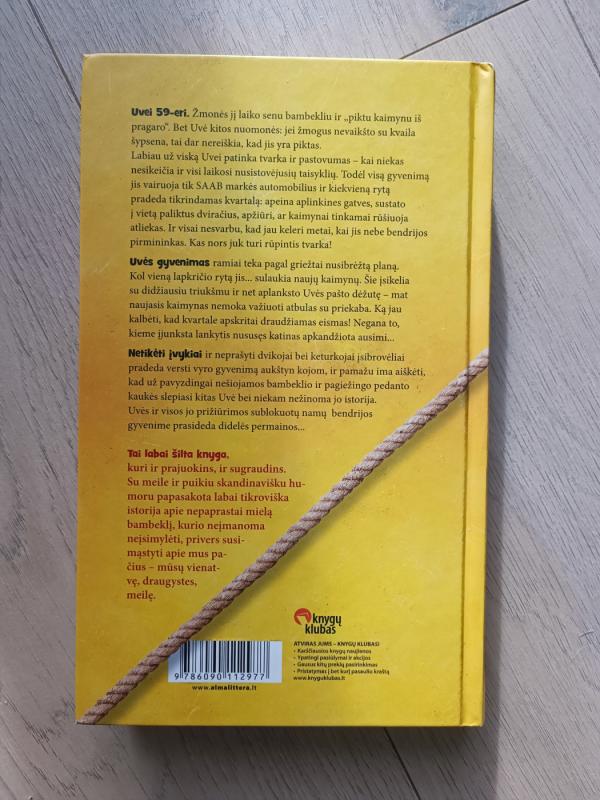 Gyveno kartą Uvė - Friedrik Backman, knyga 3