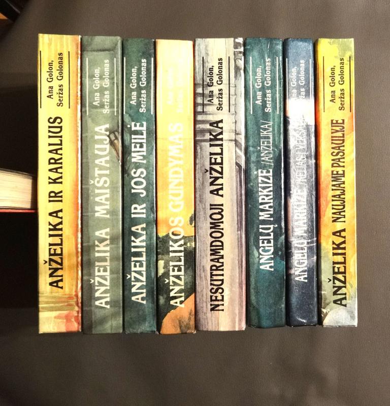 Anželika (8 dalys): Anželika, Kelias į Versalį, Anželikos gundymas, Anželika maištauja, Nesutramdomoji Anželika, Anželika ir karalius, Anželika naująjame pasaulyje, Anželika ir jos meilė - Ana Golon, Seržas  Golon, knyga 2