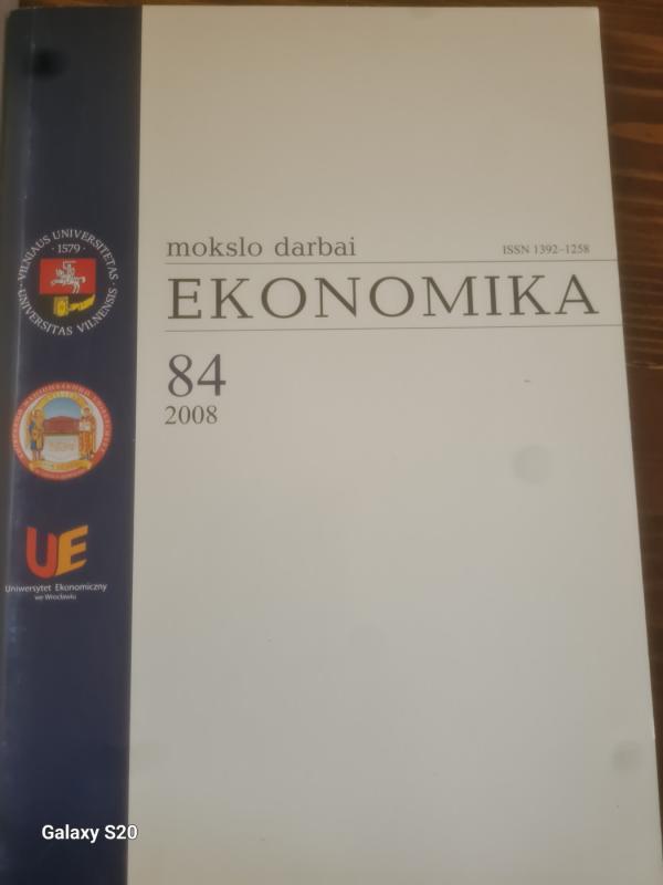 Ekonomika Mokslo darbai - Autoriu koletyvas, knyga 3
