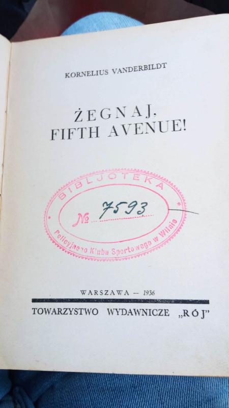 Zegnaj fifth avenue - Kornelius Vandetbildt , knyga 3