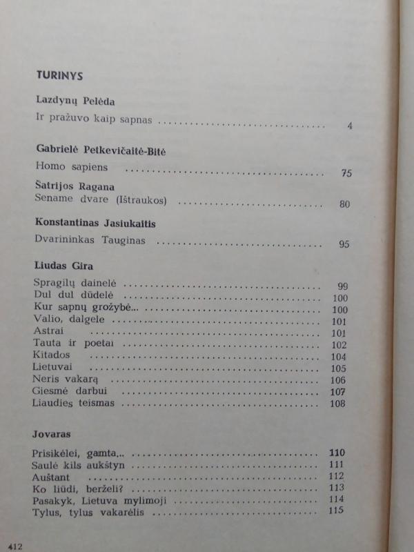 Lietuvių literatūros chrestomatija X klasei I dalis - Jonas Vildžiūnas, knyga 3