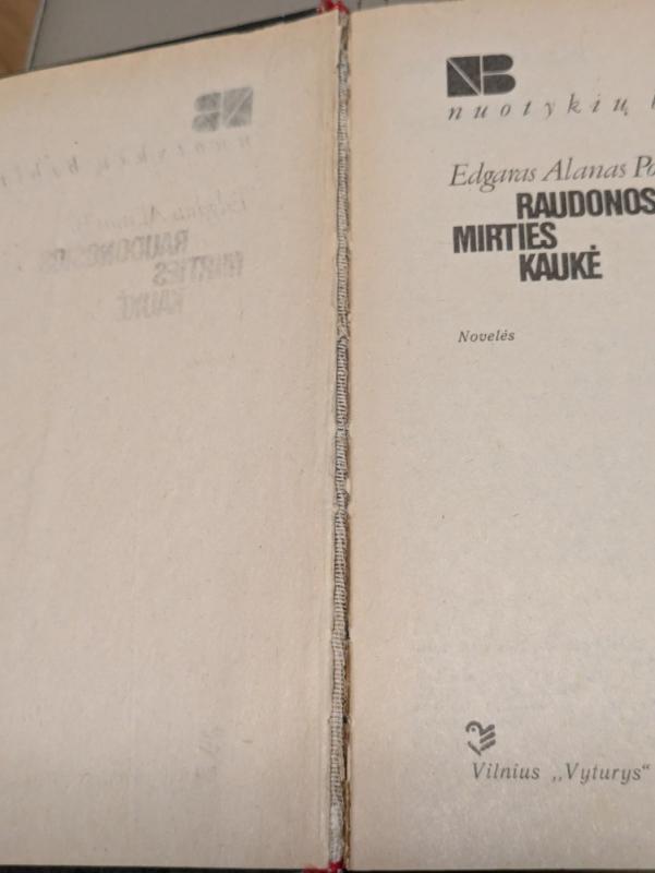 Raudonosios mirties kaukė - Edgaras Alanas Po, knyga 3