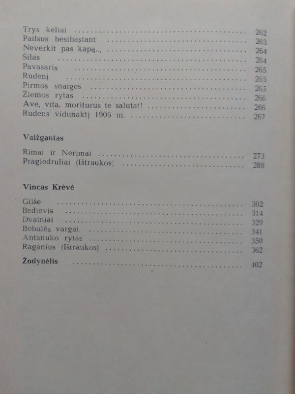 Lietuvių literatūros chrestomatija X klasei I dalis - Jonas Vildžiūnas, knyga 5