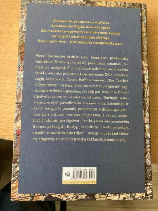 Simetrijos mokytojas - Andrej Bitov, knyga 3