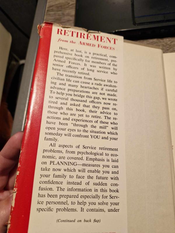 Retirement from the Armed Forces -  Navy & Air Force Committee of Retired Army, knyga 4