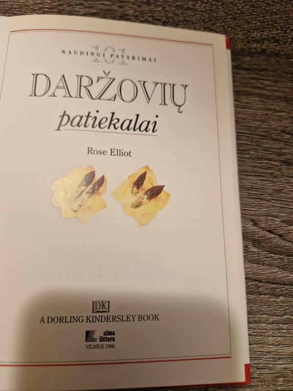101 naudingi patarimai-daržovių patiekalai - Rose Elliot, knyga 3
