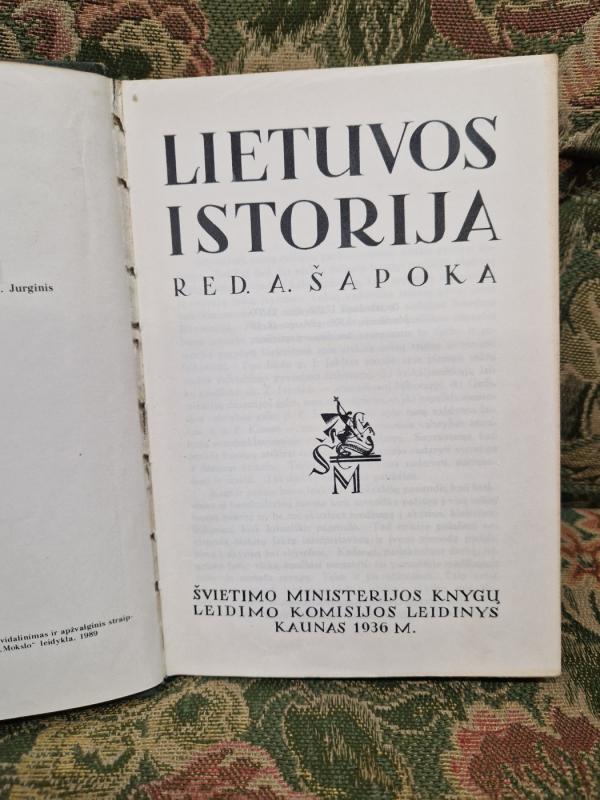 Lietuvos istorija - Adolfas Šapoka, knyga 5