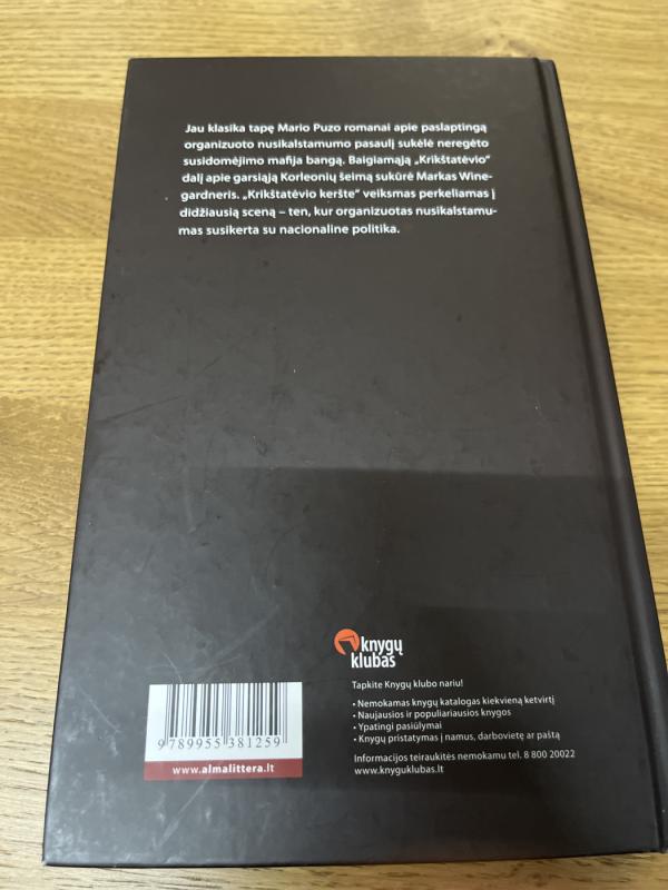 Krikštatėvio kerštas - Mark Winegardner, knyga 3