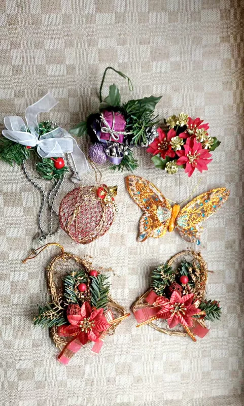 Kalėdinės dekoracijos-papuošimai 7vnt. - , namai ir interjeras