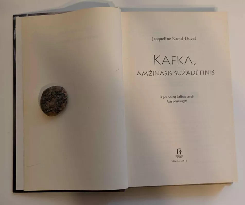 Kafka, amžinasis sužadėtinis - Jacqueline Raoul-Duval, knyga 3