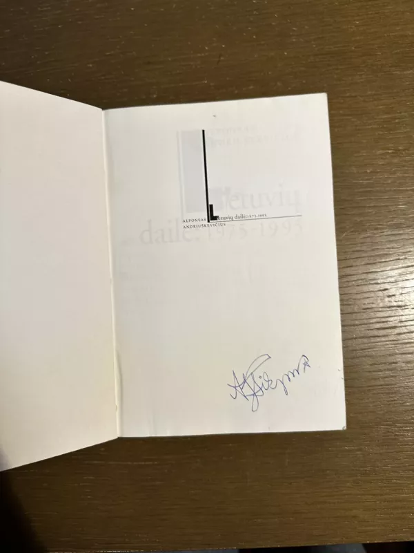 Lietuvių dailė 1975-1995 - Alfonsas Andriuškevičius, knyga 5