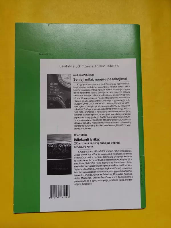 Gimtasis žodis 2007/4 - Autorių Kolektyvas, knyga 5