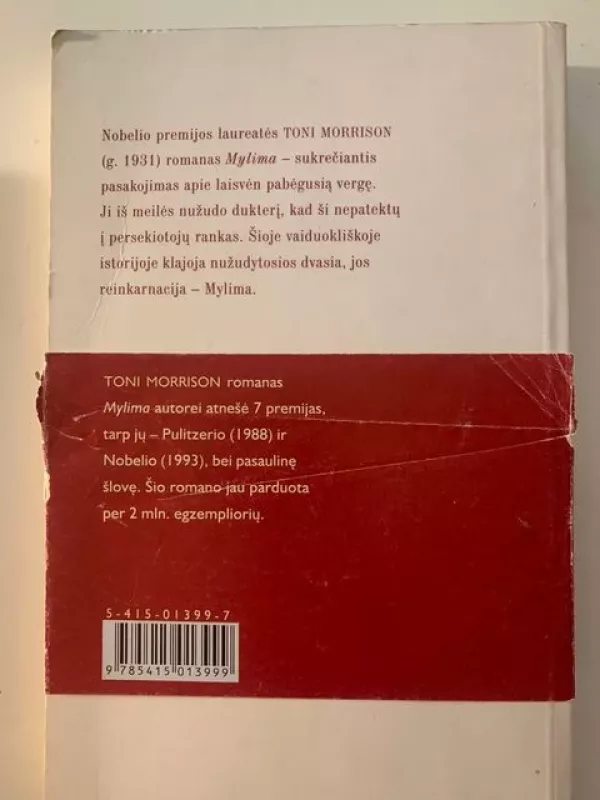 MYLIMA - Toni Morrison, knyga 3