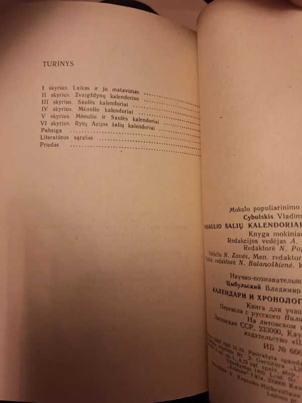 Pasaulio šalių kalendoriai ir chronologija - V. Cybulskis, knyga 3