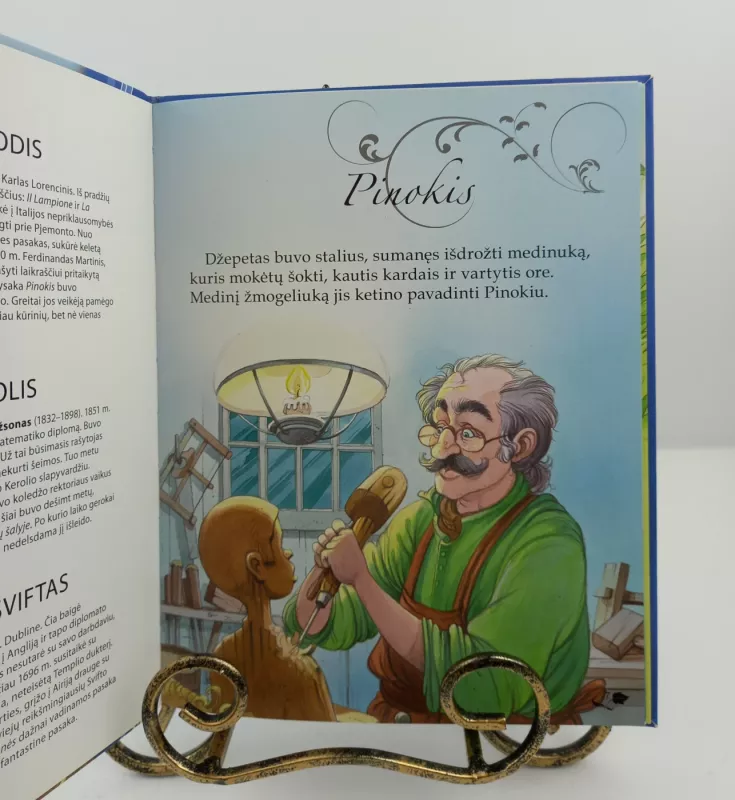 Pasaulio pasakos: Pinokis, Alisa Stebuklų šalyje ir Guliverio kelionės - Autorius Nežinomas, knyga