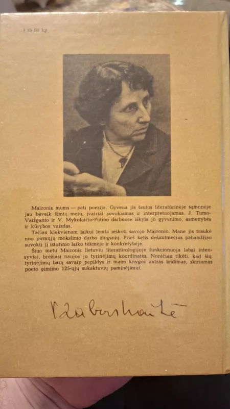Maironis - Vanda Zaborskaitė, knyga 3