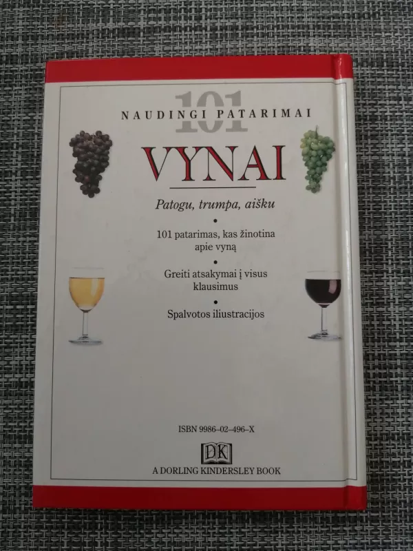 Vynai. 101 naudingi patarimai - Tom Stevenson, knyga 3