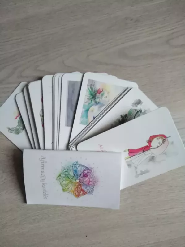 Afirmacijų kortelės „Aš esu. Aš galiu. Aš leidžiu sau“ - Lina Skinderienė, knyga 3