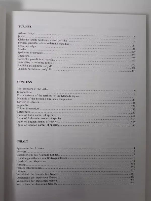 Klaipėdos krašto perinčių paukščių atlasas - Vytautas Jusys, knyga 5