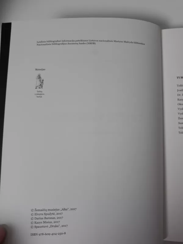 Telšių vyskupija - Elvyra Spudytė, knyga 5