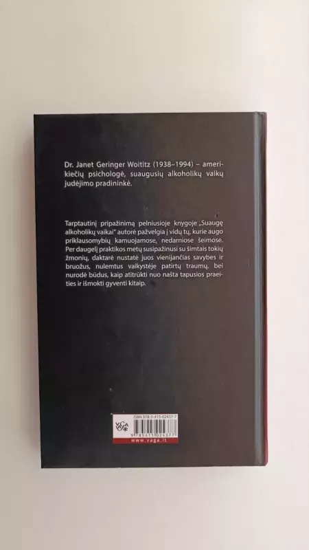 Suaugę alkoholikų vaikai - Dr. Janet Geringer Woititz, knyga 3