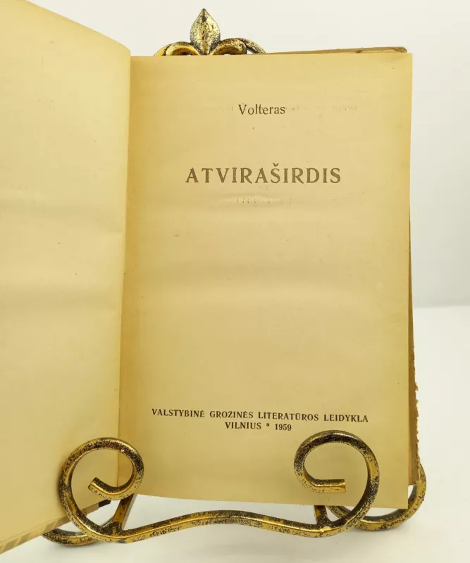 Atviraširdis 1959m. - Volteras, knyga 3