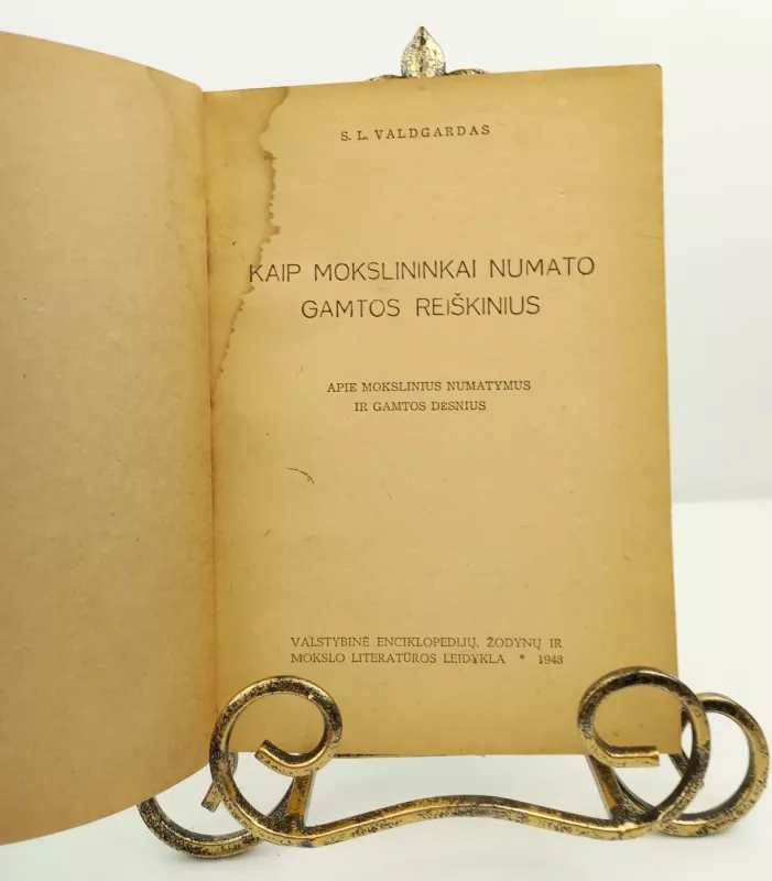 Kaip mokslininkai numato gamtos reiškinius 1948m. - J. Kušniras, knyga 3