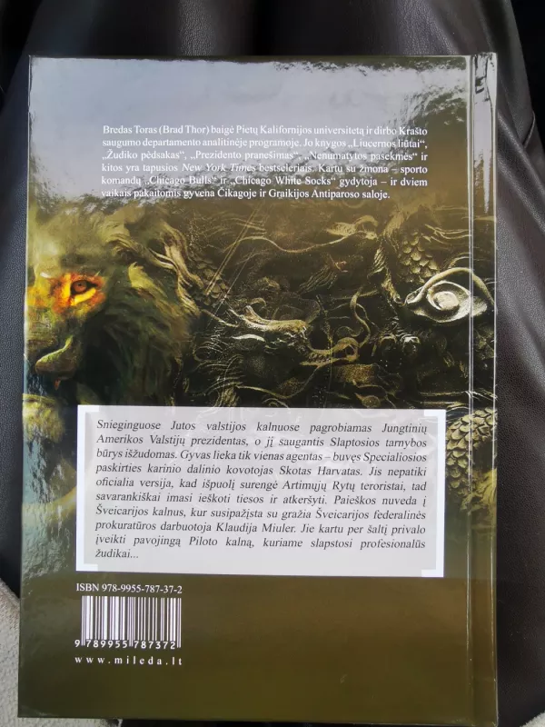 Liucernos liūtai - Brad Thor, knyga 3