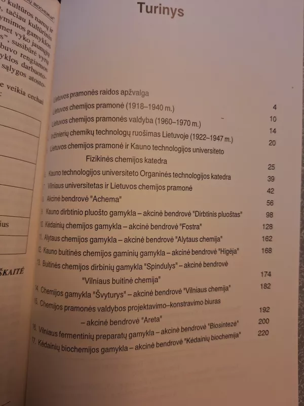 Chemija Lietuvoje - Kitrienė D., Spudulis A. (parengėjai), knyga 4