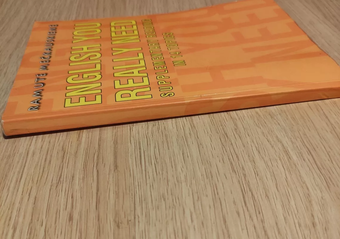 English You really need - Ramutė Mečkauskienė, knyga 4