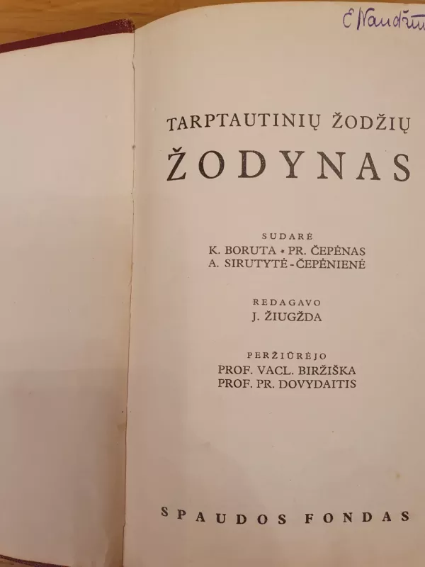Tarptautinių žodžių žodynas - Autorių Kolektyvas, knyga 2