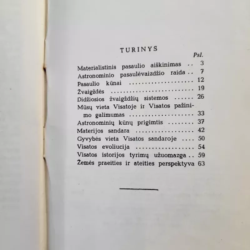 Visatos sandara - P. Slavėnas, knyga 3