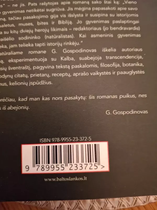 Natūralus romanas - Georgi Gospodinov, knyga 4