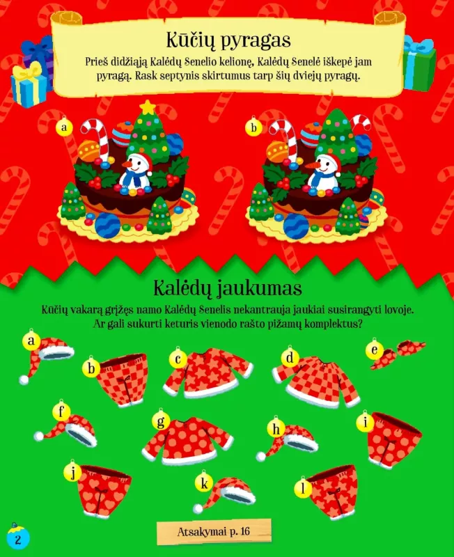 "Pirmosios Kalėdų Senelio Kalėdos. Veiklos knyga su lipdukais", 3+ - Marc Monés, Bethany Dowling, Kerri-Ann Hulme, knyga 3