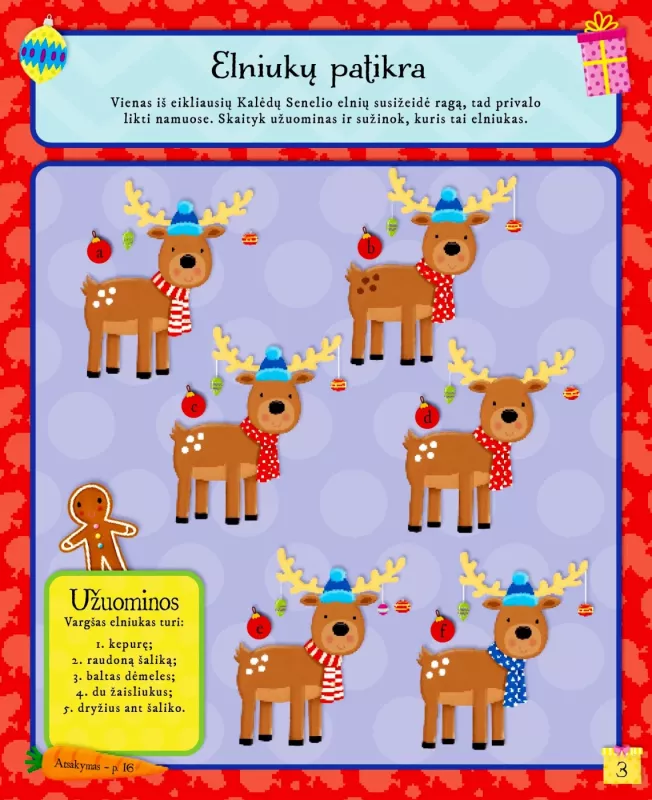 "Dovanų kelionė. Veiklos knyga su lipdukais", 3+ - Nenurodyti, knyga 4
