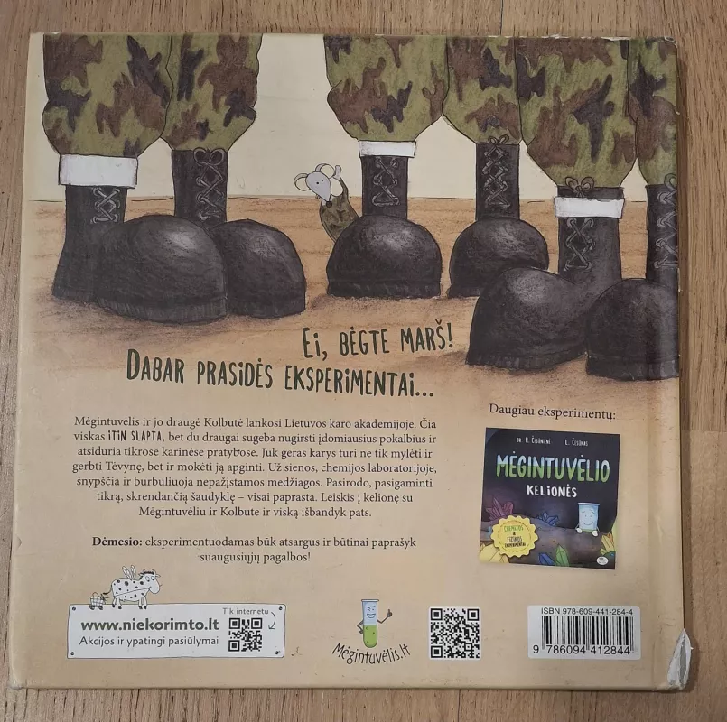 Mėgintuvėlis kariuom - Renata Česūnienė, Laurynas Česūnas, knyga 3