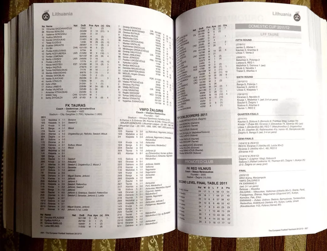 Europos futbolo knyga 2012-2013 - Mike Hammond, knyga 5