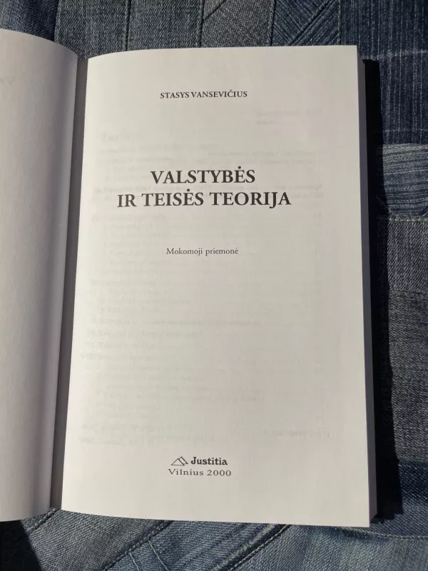 Valstybės ir teisės teorija - Stasys Vansevičius, knyga 3