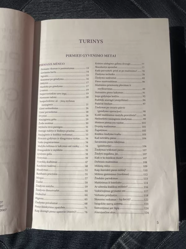 Pirmieji treji gyvenimo metai - Algimantas Vingras, Vilija Černiauskienė, knyga 5