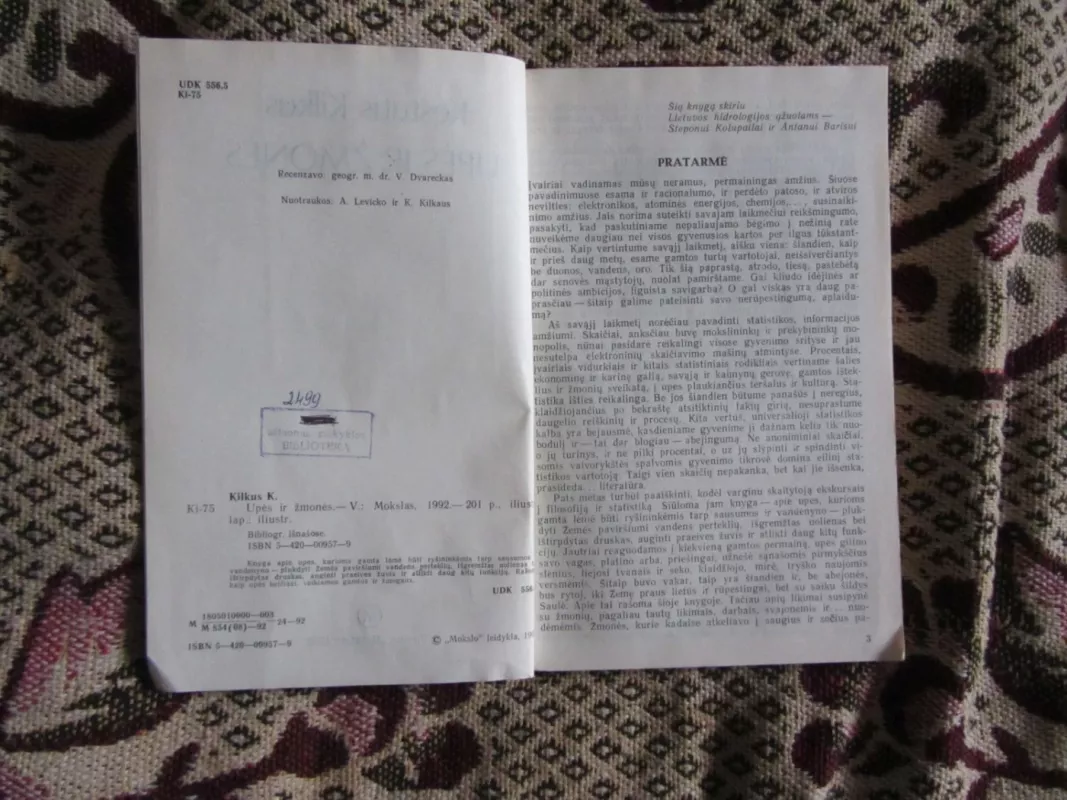 Upės ir žmonės - K. Kilkus, knyga 3