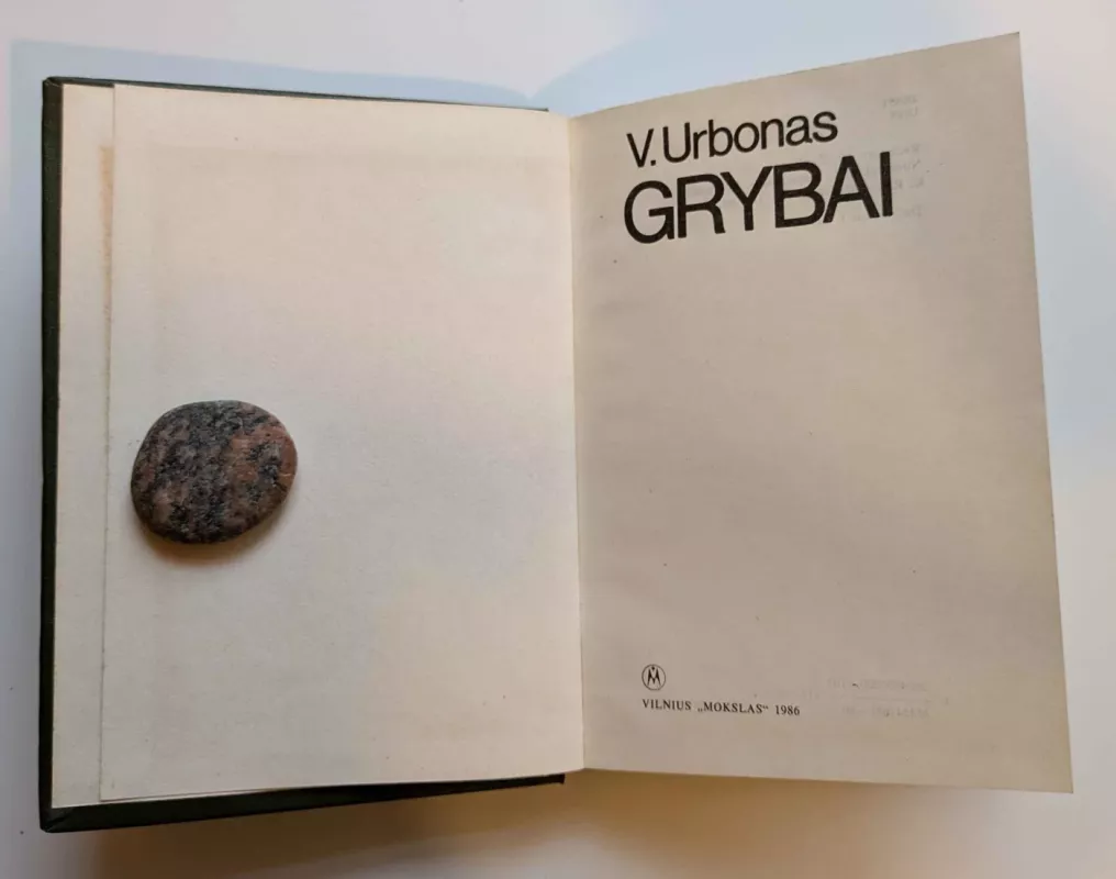 GRYBAI - Vincentas Urbonas, knyga 4