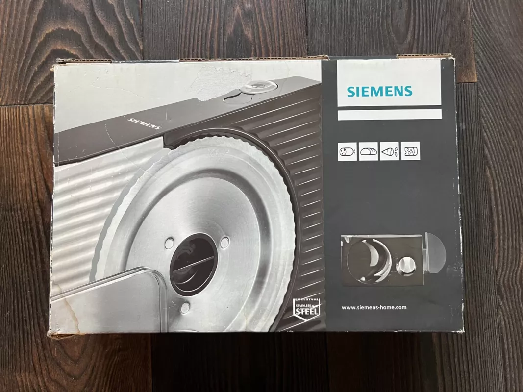 Nauja puiki "Siemens" pjaustyklė mėsai, duonai, sūriui, daržovėms - , namai ir interjeras 4