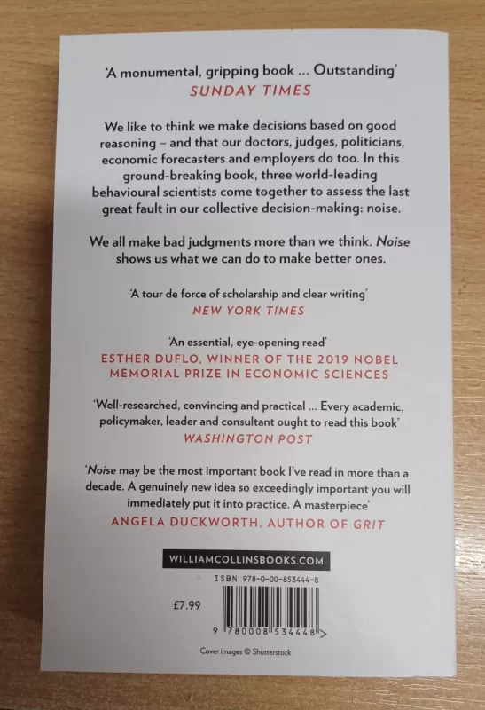 Noise: a Flaw in Human Judgment - David Kahneman, knyga 3
