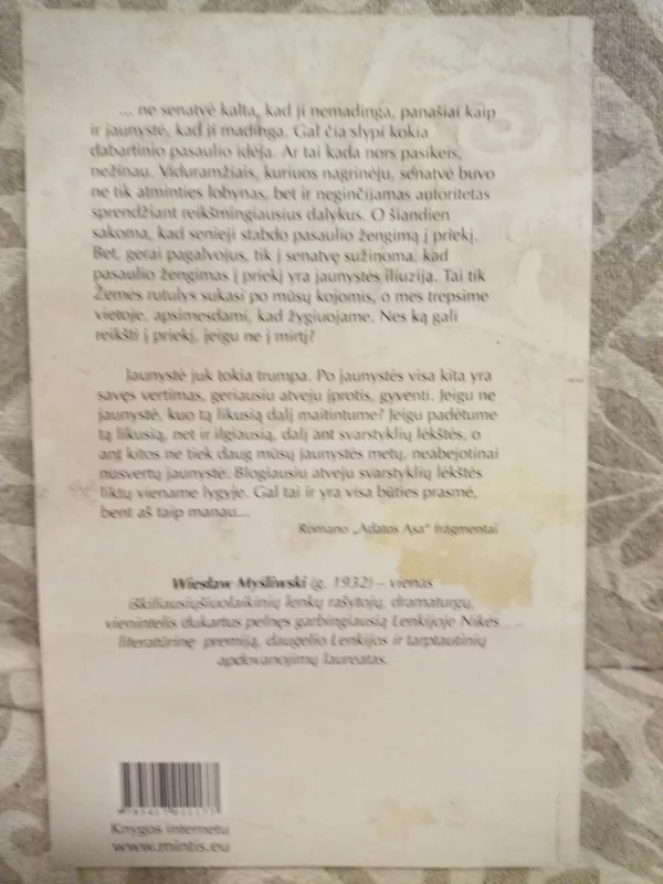 Adatos ąsa - Wieslaw Mysliwski, knyga 4