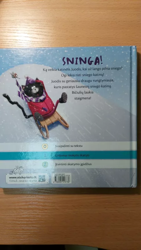 Katinėlis Juodis. Žiemos staigmena - Rob Scotton, knyga 3